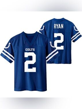 Matt Ryan Indianapolis Colts #2 Blue Youth XL (16-18) Home Player Jersey. NFL